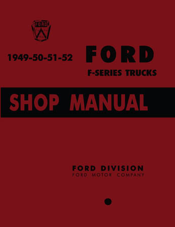 1949 Ford repair manual #9