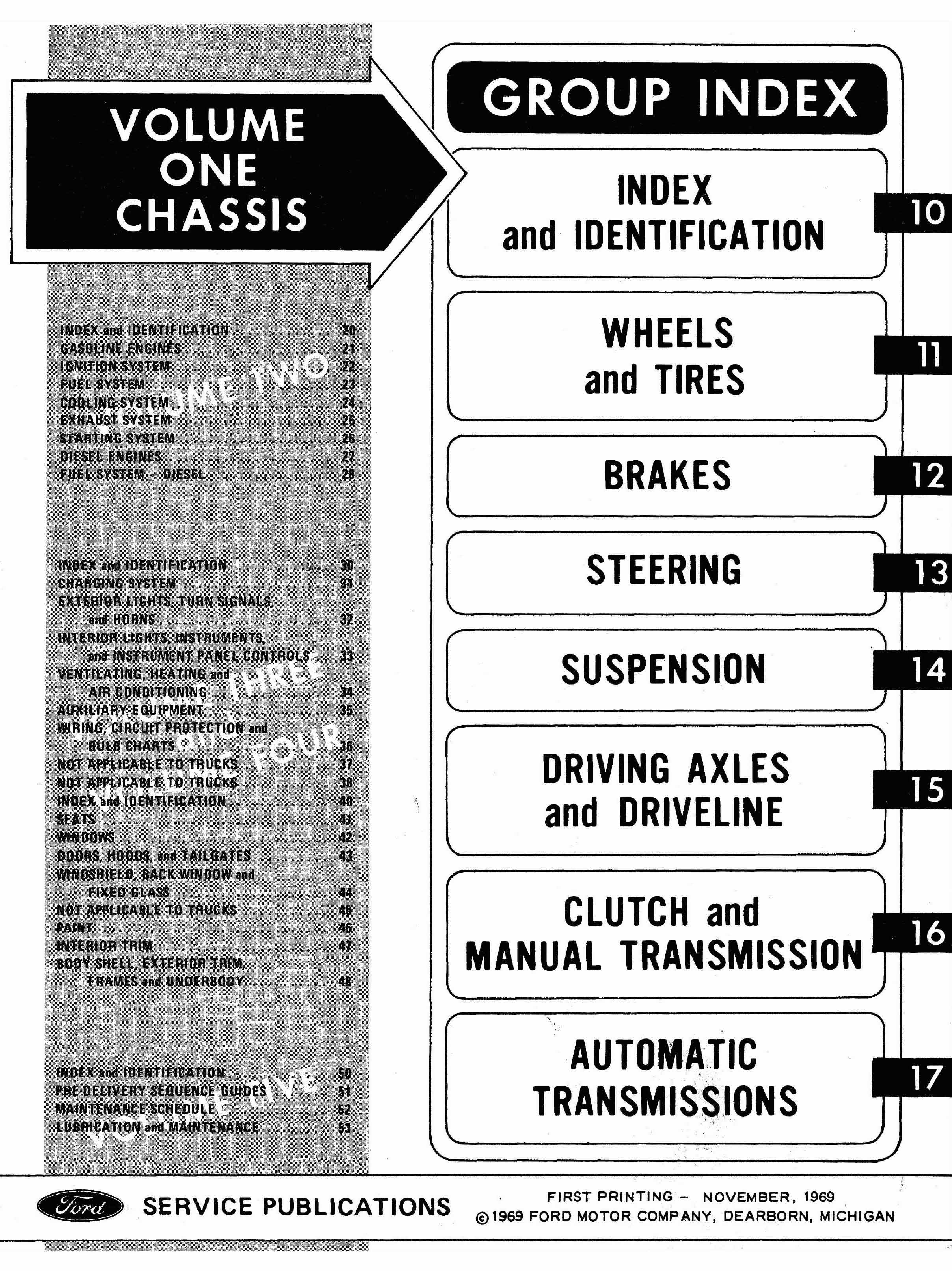 1970 Ford truck repair manual #1